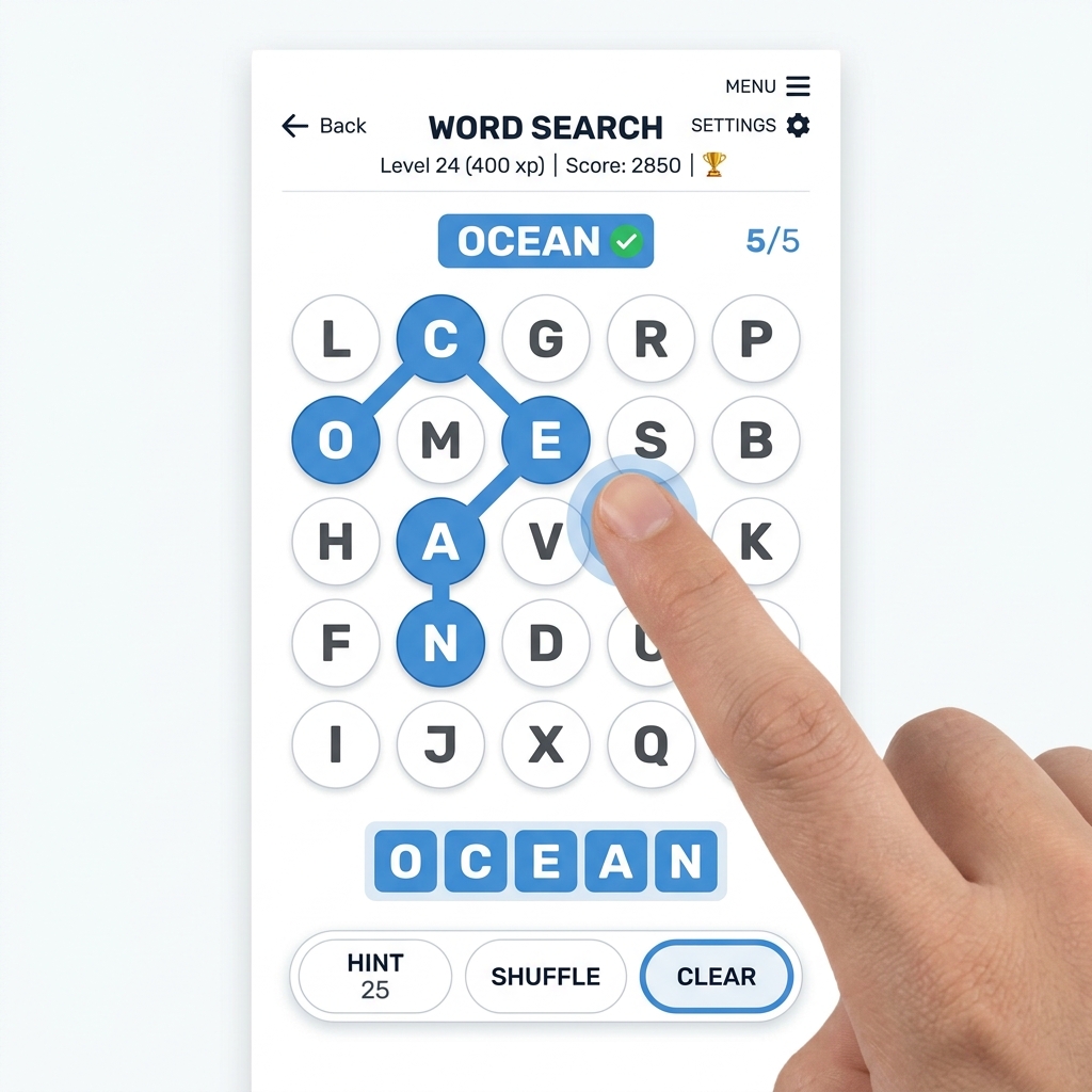 Strands Game Tutorial - 🖱️ Selecting Letters